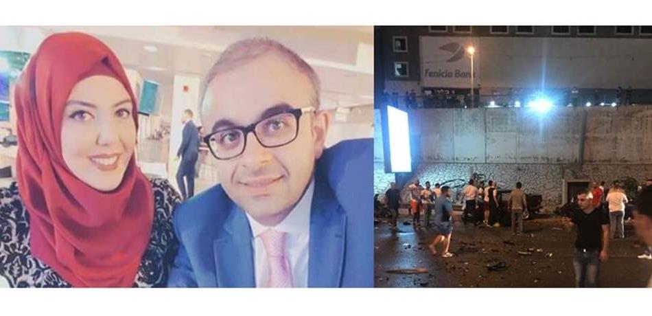 حادث طريق المطار يودي بحياة المحامي "سليمان" وزوجته الحامل.. والحريري ينعاهما