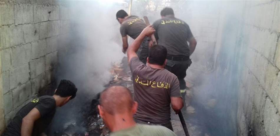 السيطرة على حريق قبل امتداده إلى محطة وقود في عكار
