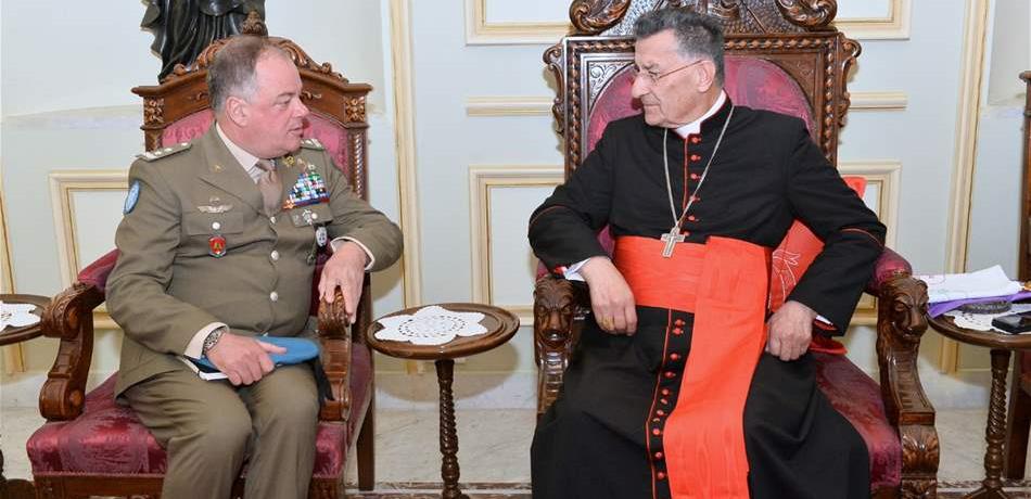 الراعي استقبل قائد "اليونيفيل" وعرض معه الأوضاع العامة 