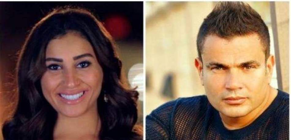 كيف ساعد عمرو دياب دينا الشربيني للخروج من حالتها النفسية؟ (صورة)