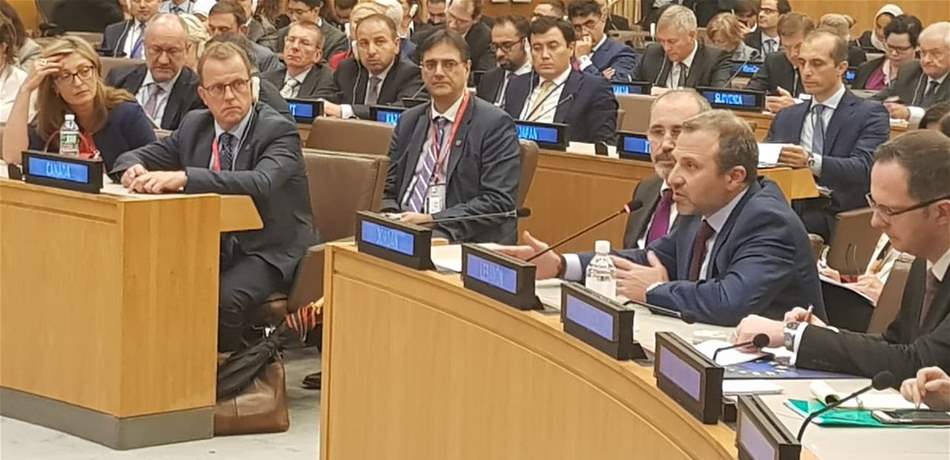 باسيل: عودة النازحين "الممرحلة" هي المفتاح للحل السياسي