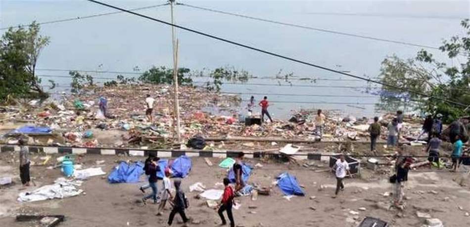 1234 قتيلاً.. حصيلة جديدة لضحايا زلزال وتسونامي إندونيسيا