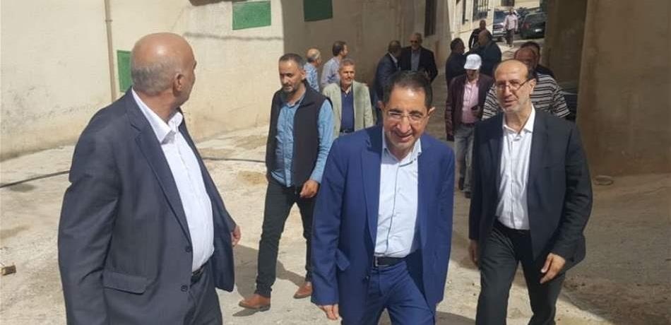 الحاج حسن تفقد اضرار السيول في بلدات بقاعية 