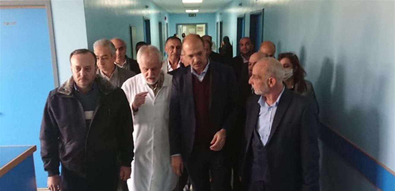 حسن يجول في مستشفى بعلبك الحكومي ويتفقد جهوزيته