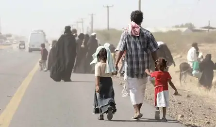 فرار ربع مليون يمني جراء التصعيد الحوثي