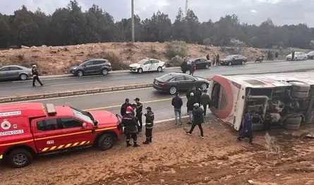 في المغرب... إنقلاب حافلة ومقتل 4 أشخاص على الفور