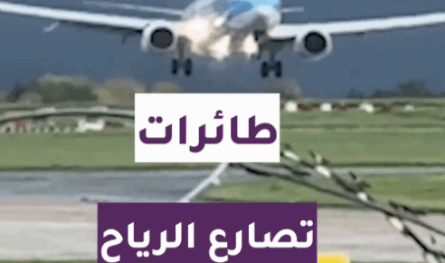 بالفيديو.. طائرات تصارع الرياح