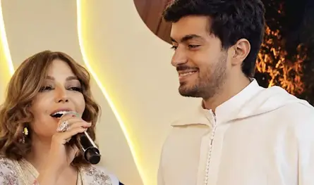 على الطريقة المغربية.. سميرة سعيد تحتفل بزفاف ابنها الوحيد (فيديو)