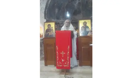 كرياكوس احتفل بعيد مار متر في دير القديس في كوسبا