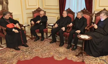 الراعي تابع مع مطارنة شؤونا كنسية وأوضاع أبرشيات في الخارج : الجيش هو كرامة الوطن