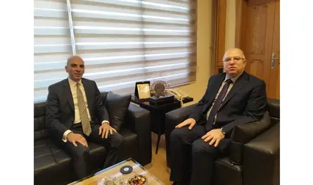 حيدر بحث مع السفير المصري أوضاع العمالة المصرية في لبنان